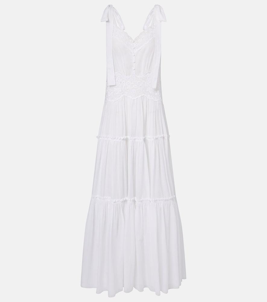 chloé cotton voile maxi dress