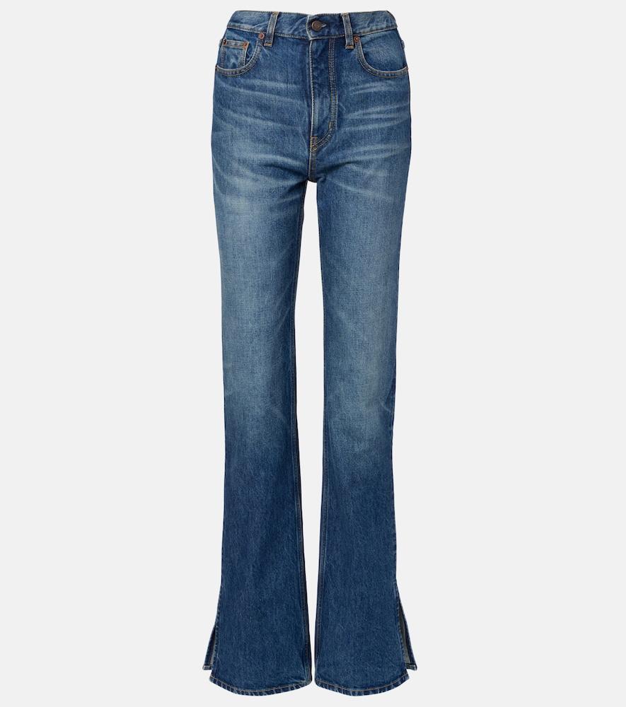 chloé high-rise flared jeans