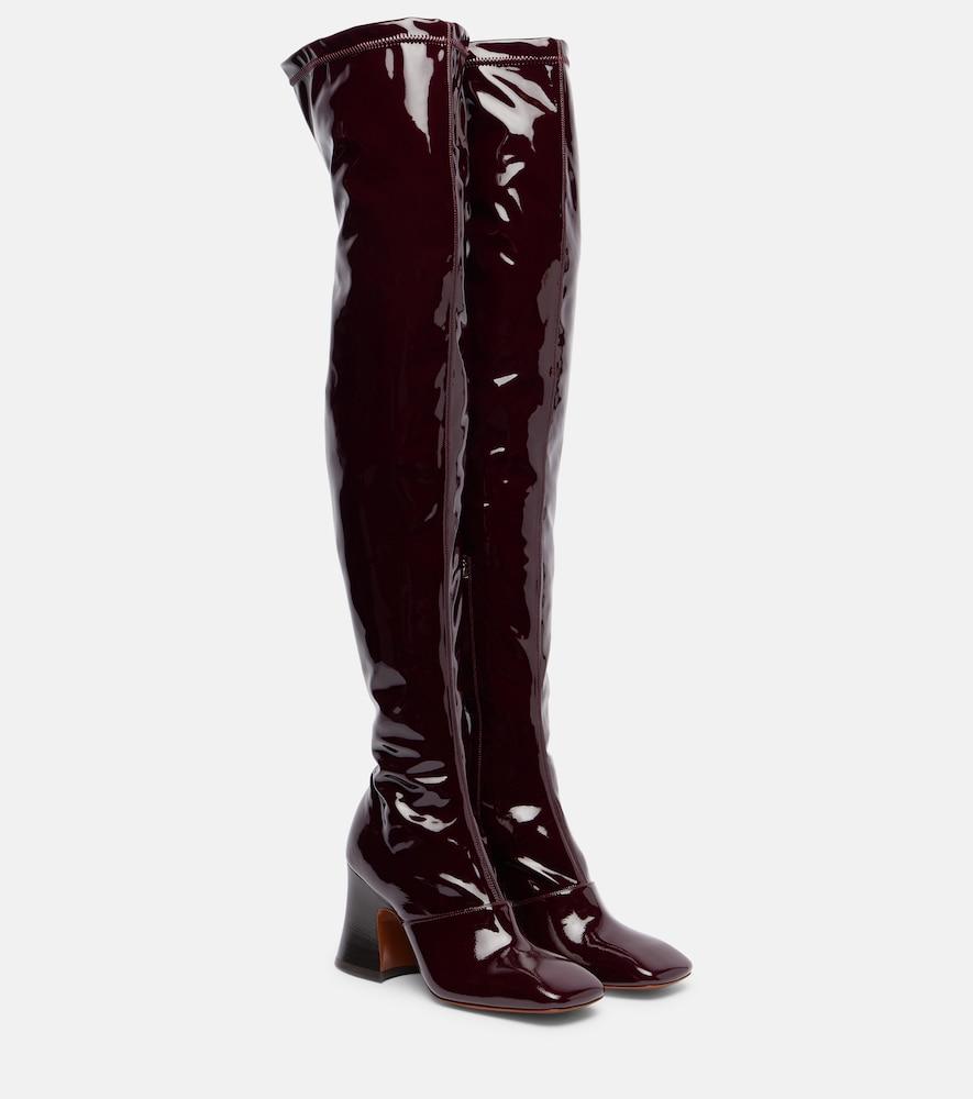 chloé janis 80 over-the-knee boots