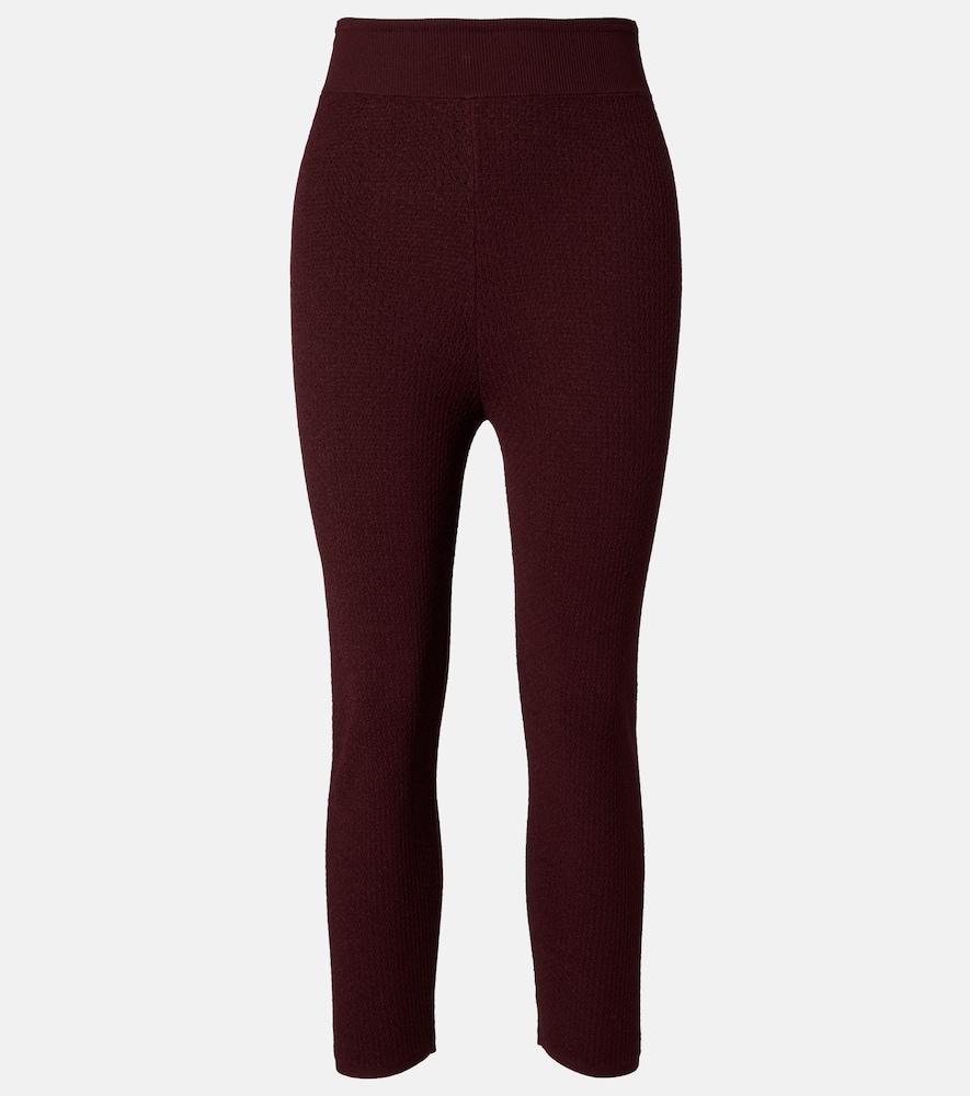 chloé knitted capri pants