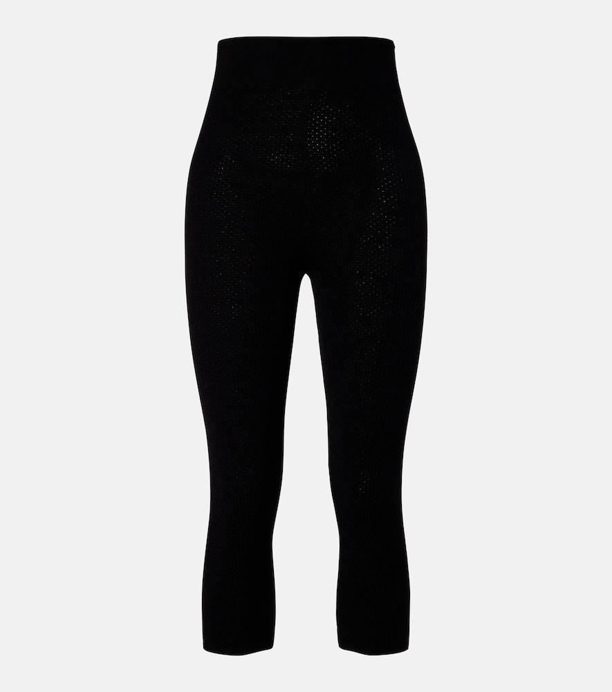 chloé knitted capri pants