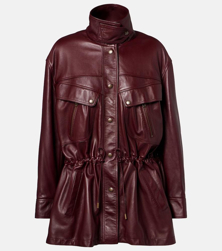 chloé leather jacket