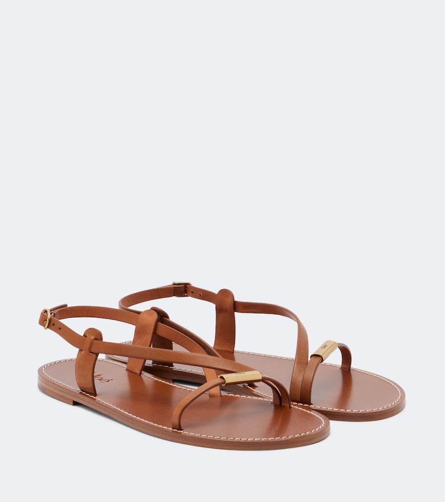 chloé matilda leather sandals