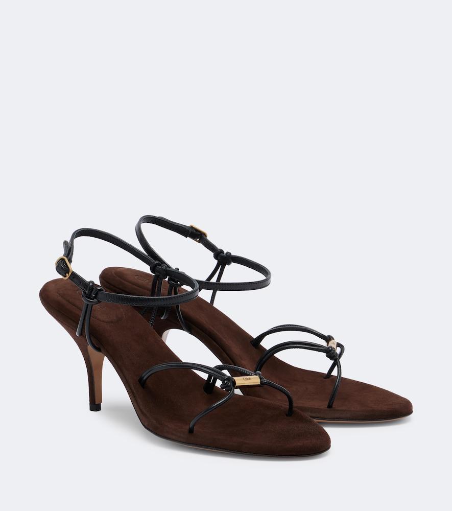 chloé matilda leather sandals