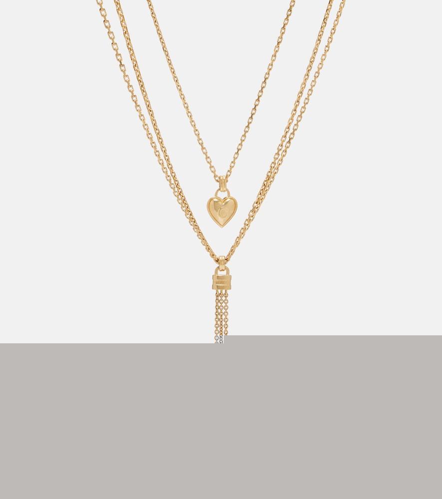 chloé paddington embellished necklace