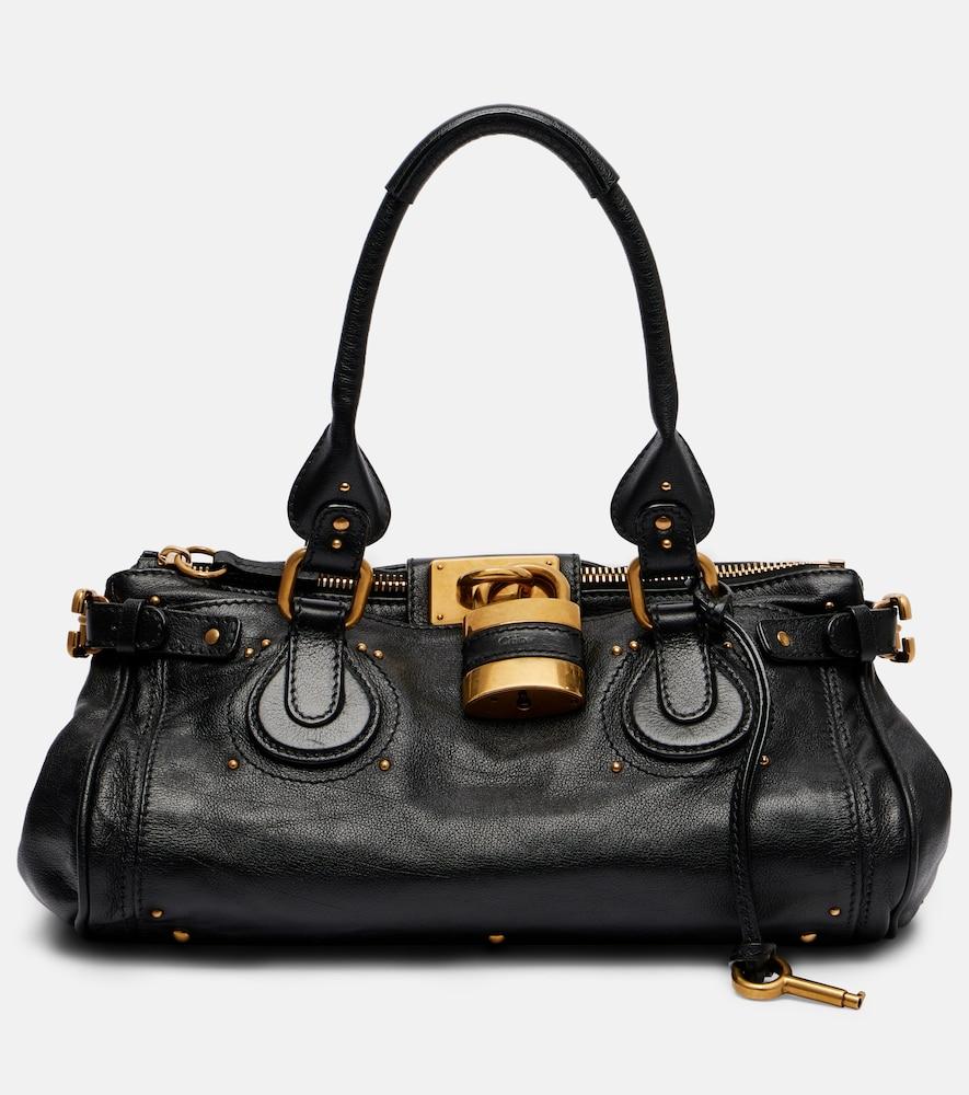 chloé paddington leather shoulder bag