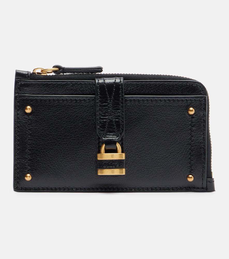 chloé paddington small leather card holder