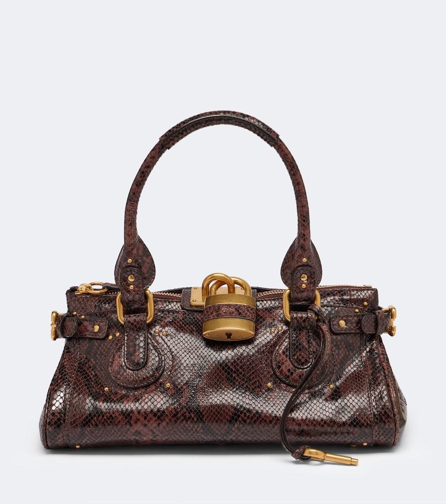 chloé paddington small leather shoulder bag