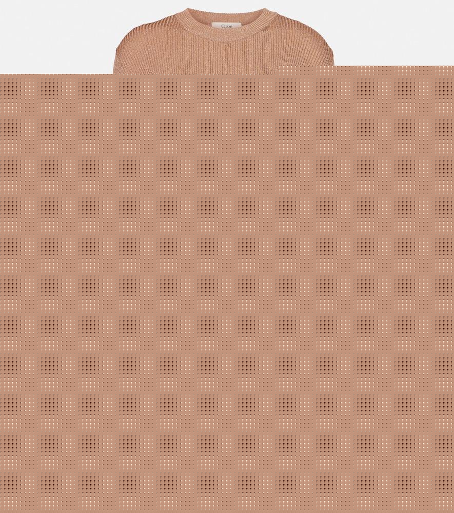chloé scalloped sweater dress