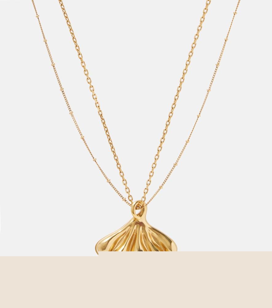 chloé shell pendant necklace