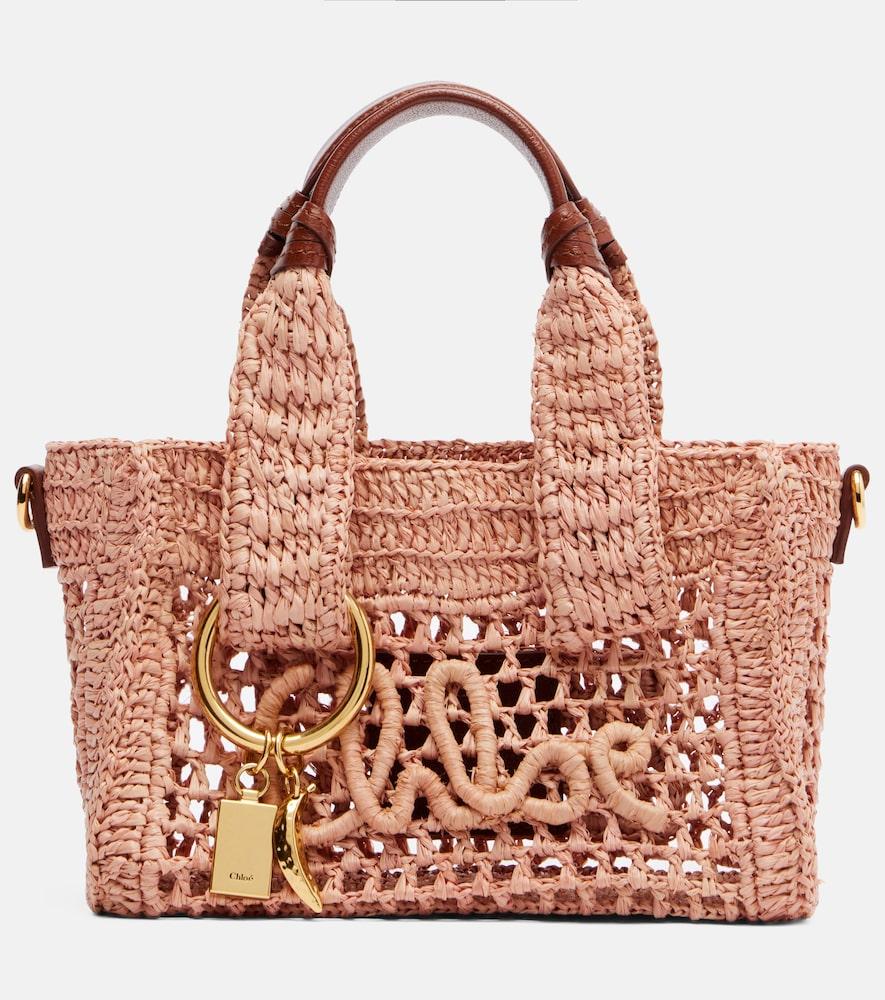 chloé summer banana e/w mini top-handle bag