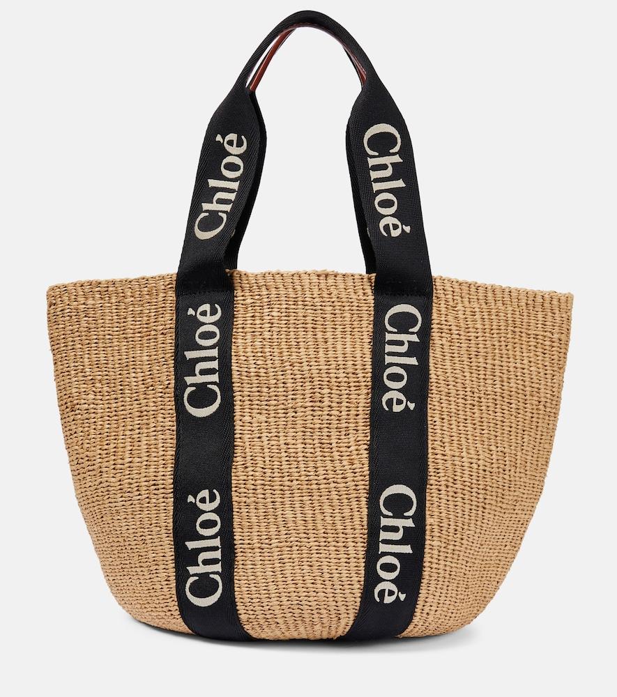 chloé woody large basket bag