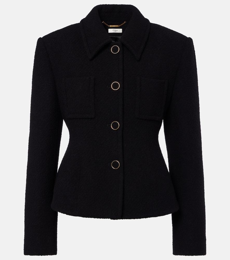 chloé wool-blend jacket