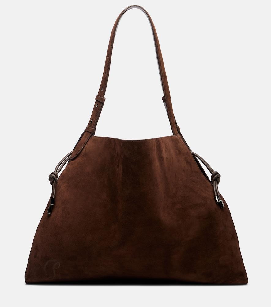 christian louboutin baggy suede tote bag