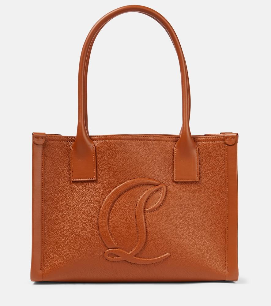 christian louboutin by my side large leather tote bag