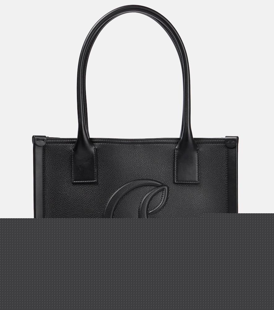 christian louboutin by my side large leather tote bag