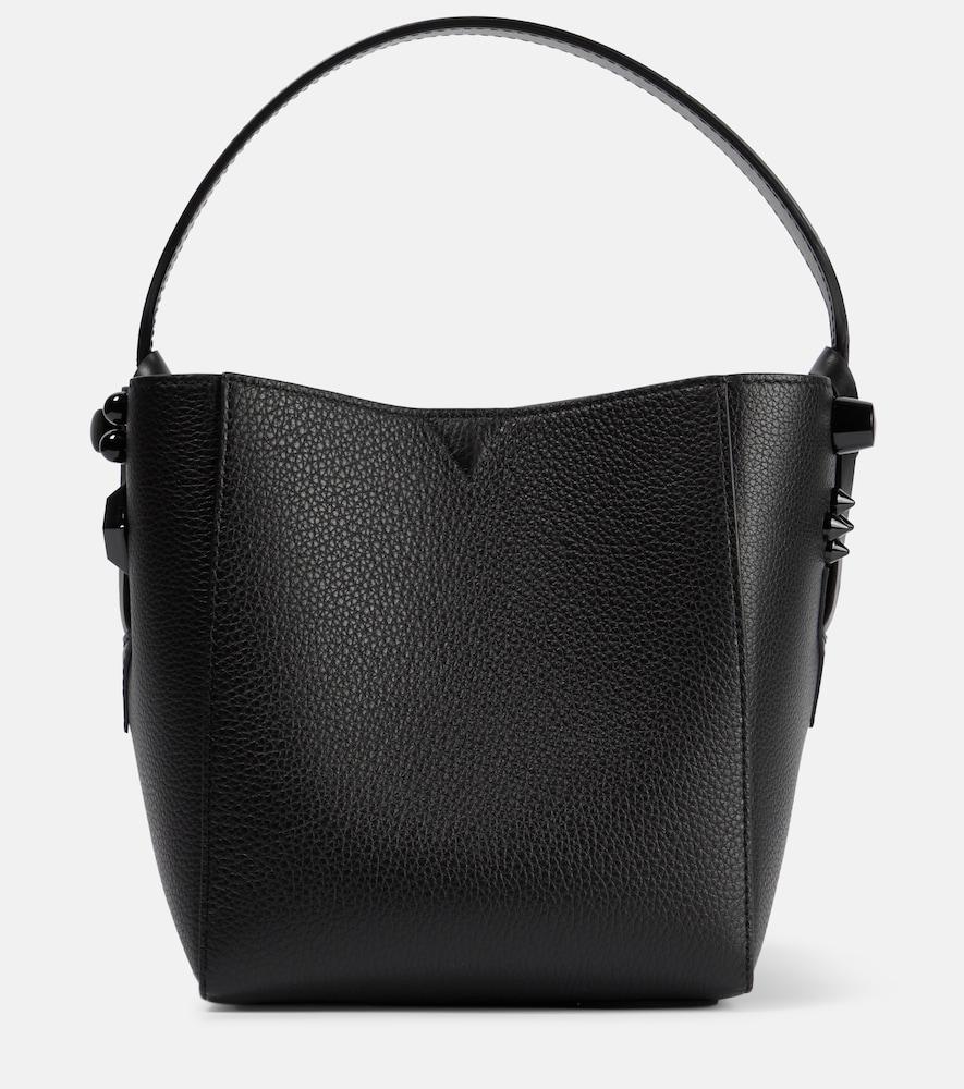 christian louboutin cabachic mini leather bucket bag