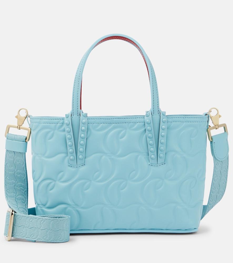 christian louboutin cabata mini leather tote bag