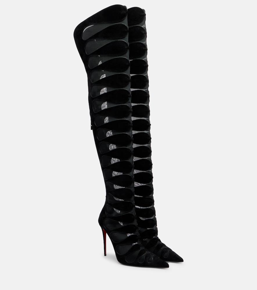 christian louboutin circus max botta alta 100 over-the-knee boots