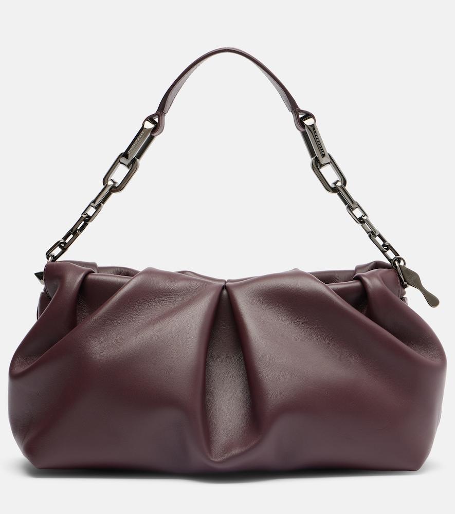christian louboutin eva small leather shoulder bag