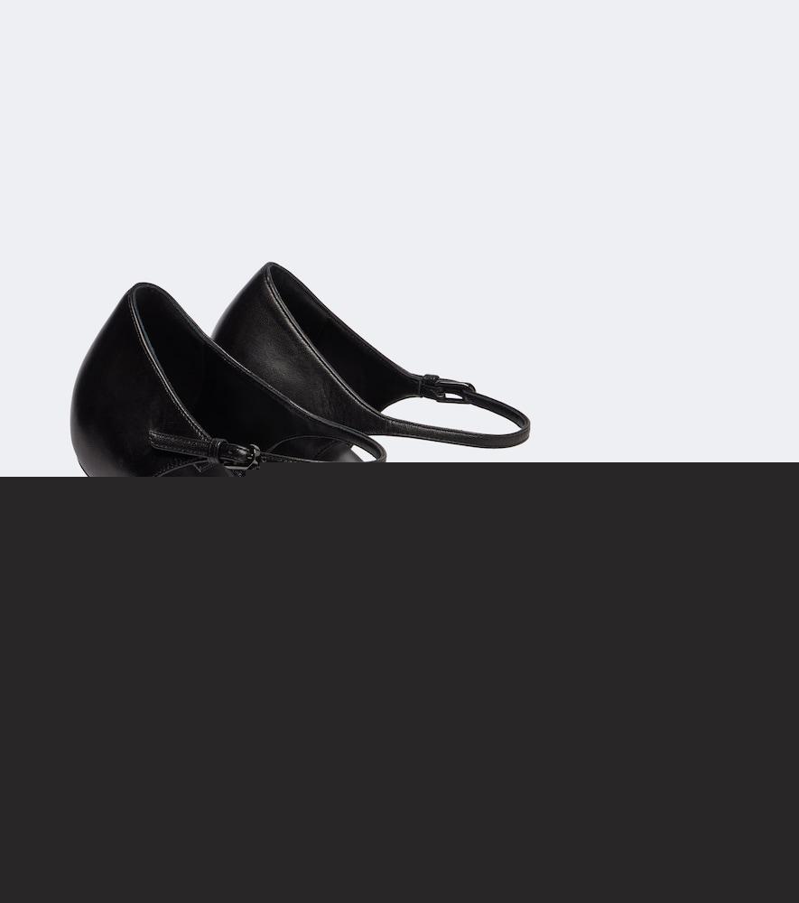 christian louboutin fanny leather pumps