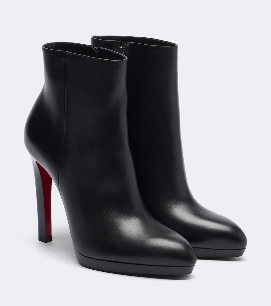 christian louboutin fannylove leather ankle boots