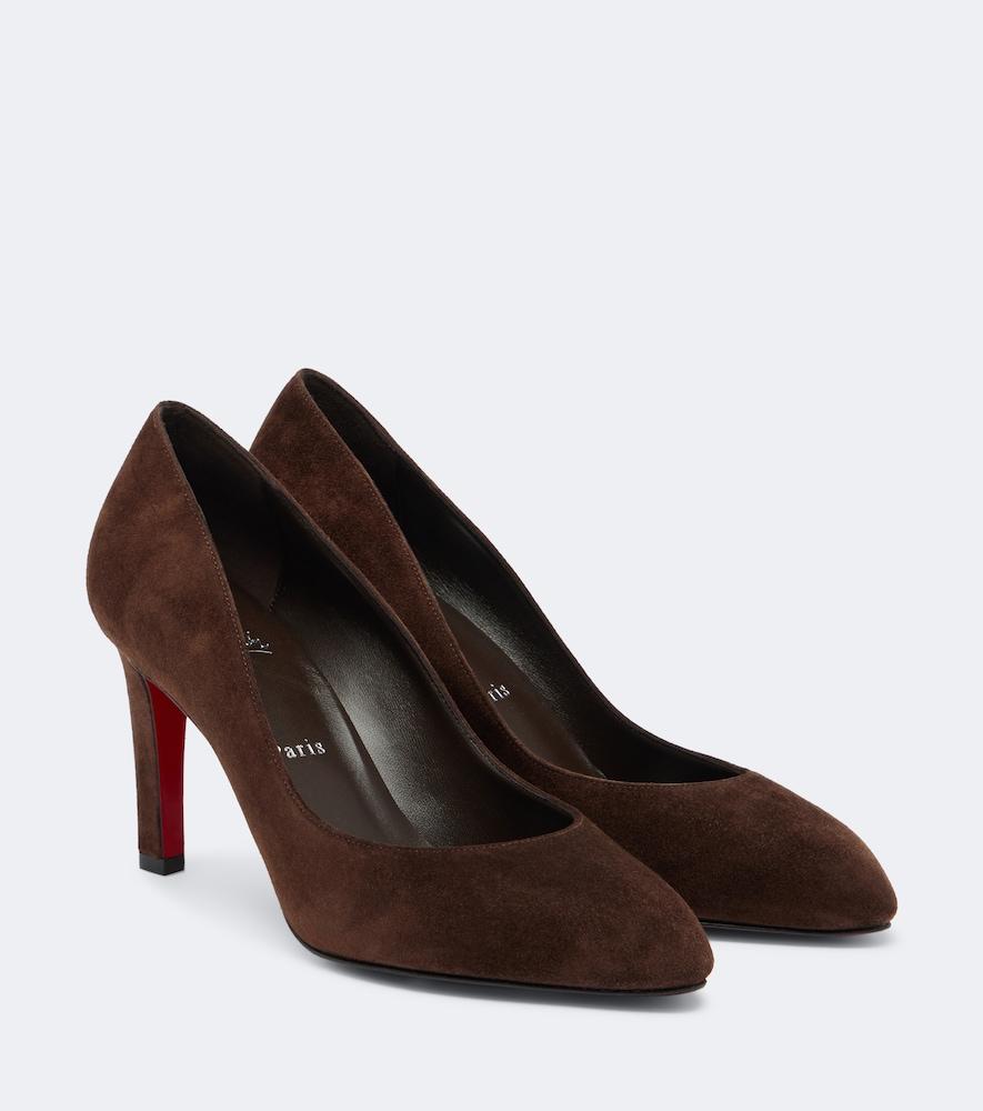 christian louboutin fannylove suede pumps