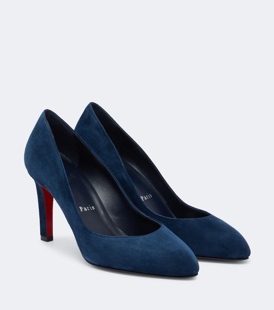 christian louboutin fannylove suede pumps