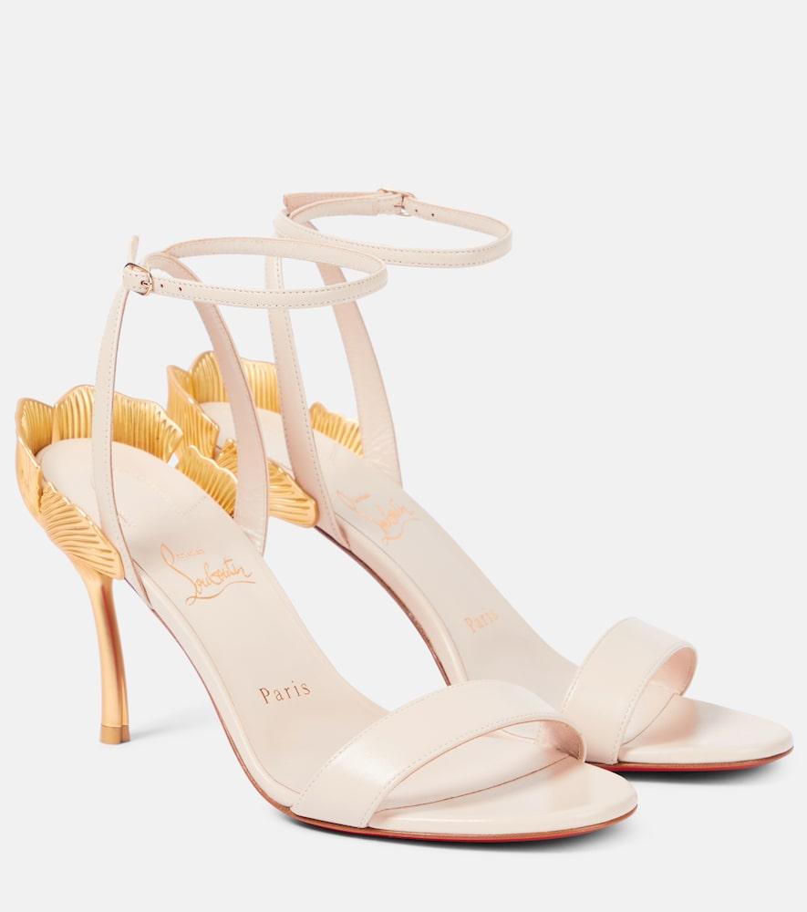 christian louboutin ginko girl 85 leather sandals