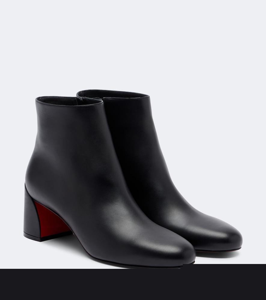 christian louboutin jane leather ankle boots