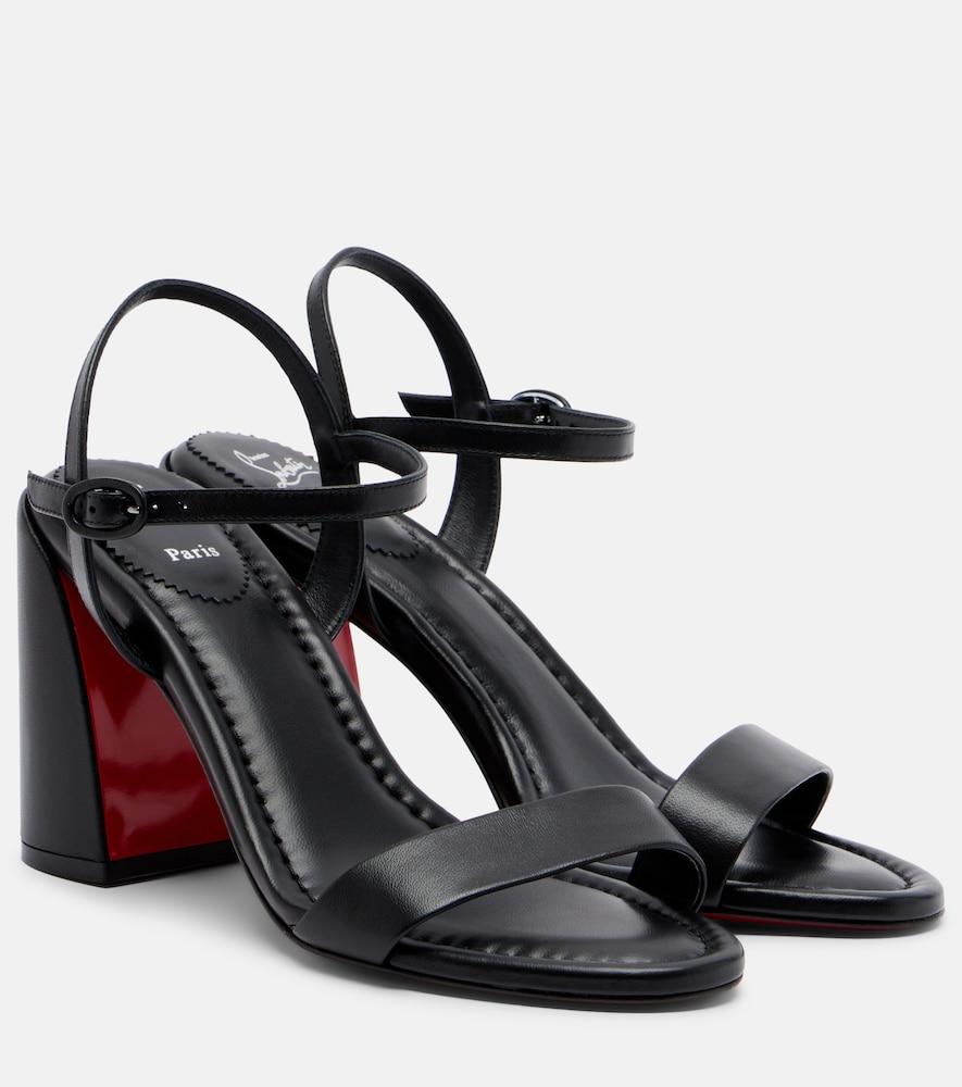 christian louboutin jane leather sandals