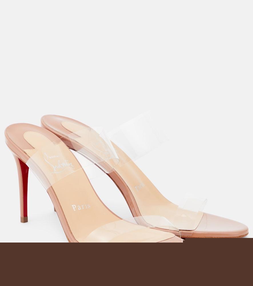 christian louboutin just nothing 85 tpu sandals