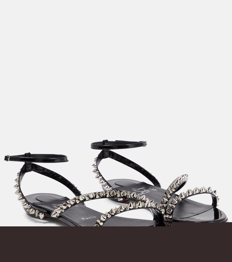 christian louboutin mafaldina spikes leather sandals