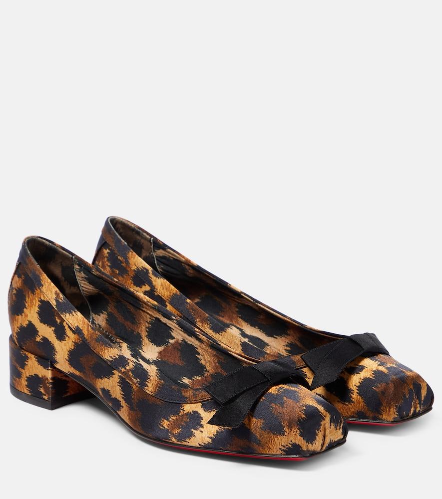 christian louboutin mamaflirt leopard-print pumps