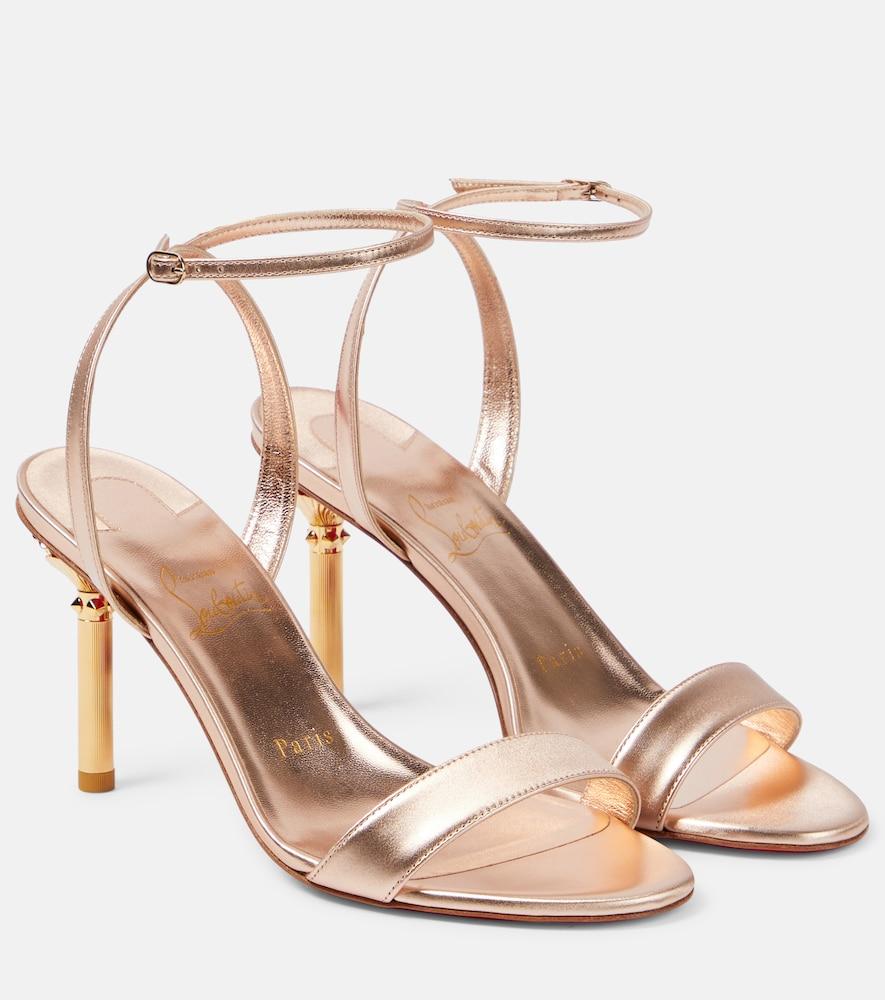 christian louboutin mascasandal leather sandals
