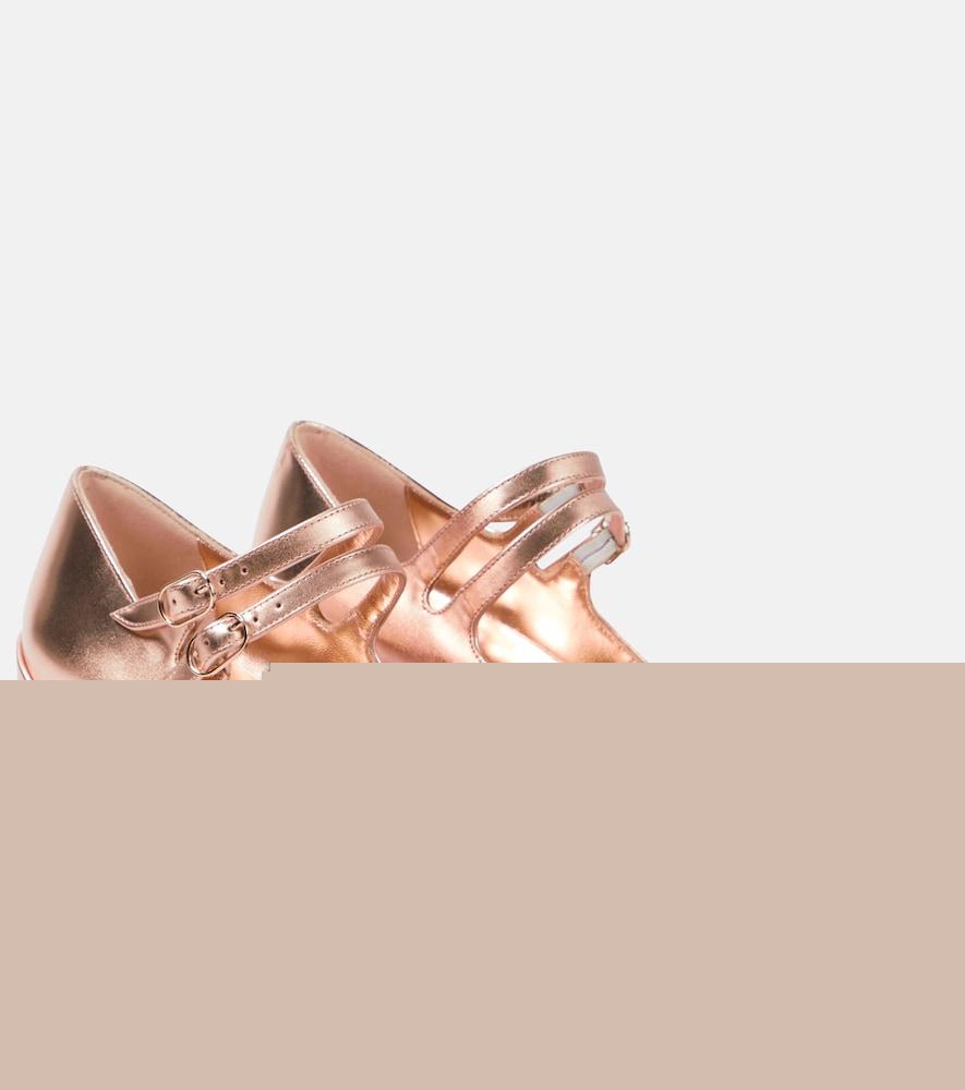 christian louboutin miss jane leather mary jane pumps