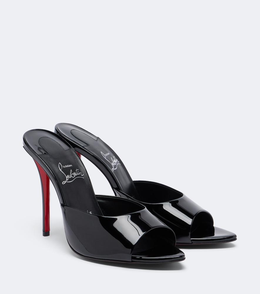 christian louboutin miss z leather mules