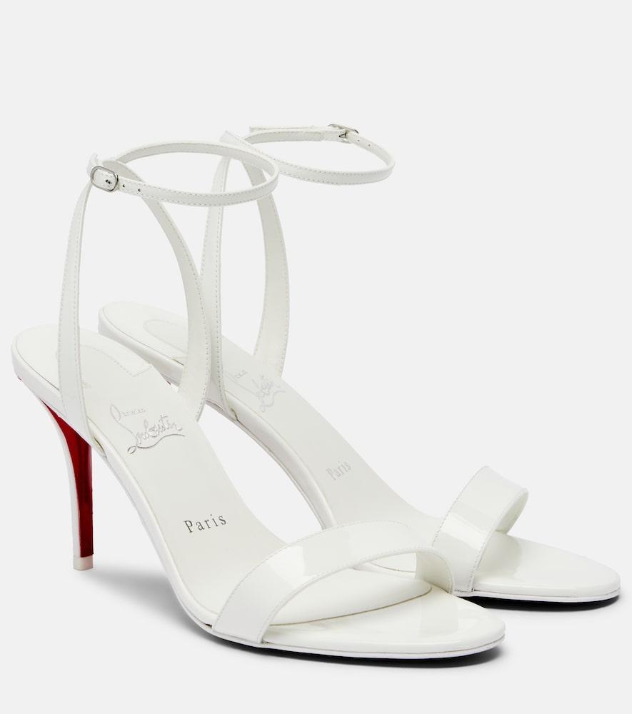 christian louboutin miss z leather slingback sandals