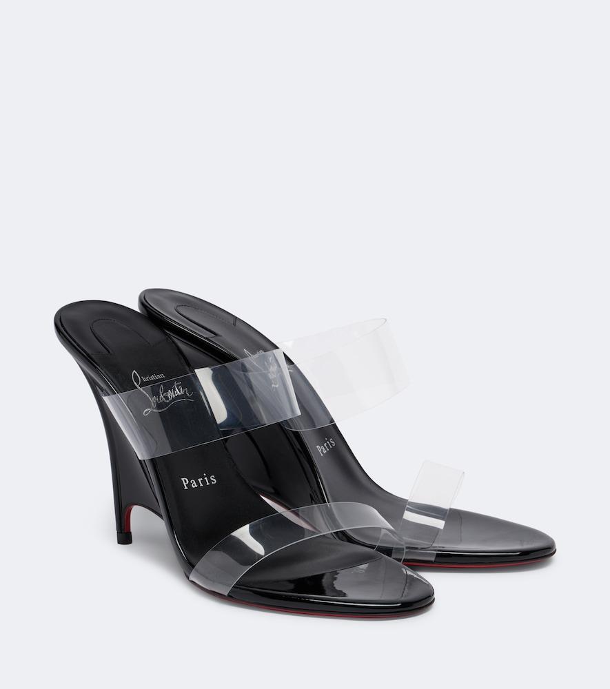 christian louboutin miss z tpu wedge sandals