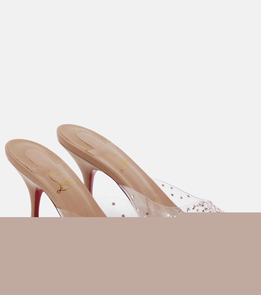 christian louboutin nudes degramule embellished mules