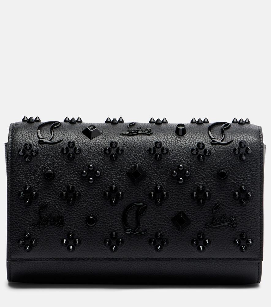christian louboutin paloma leather wallet on chain