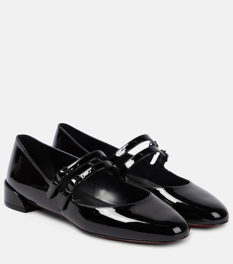 christian louboutin sweet jane patent leather mary jane shoes