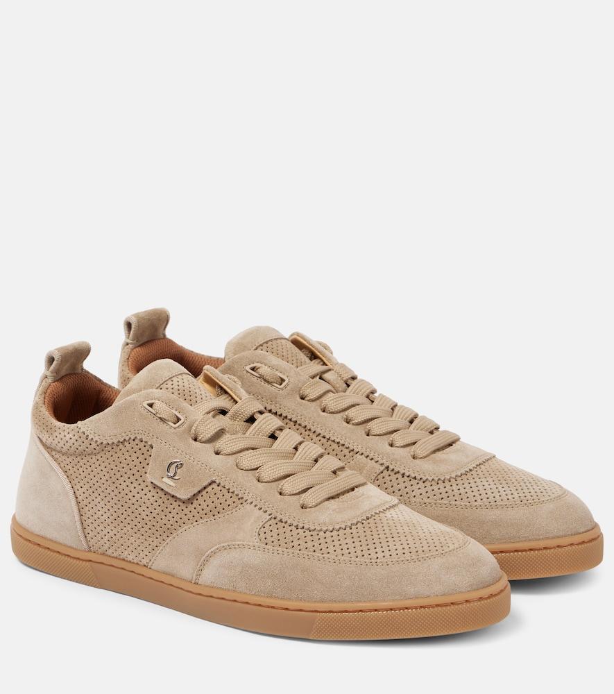 christian louboutin tutti rui suede sneakers