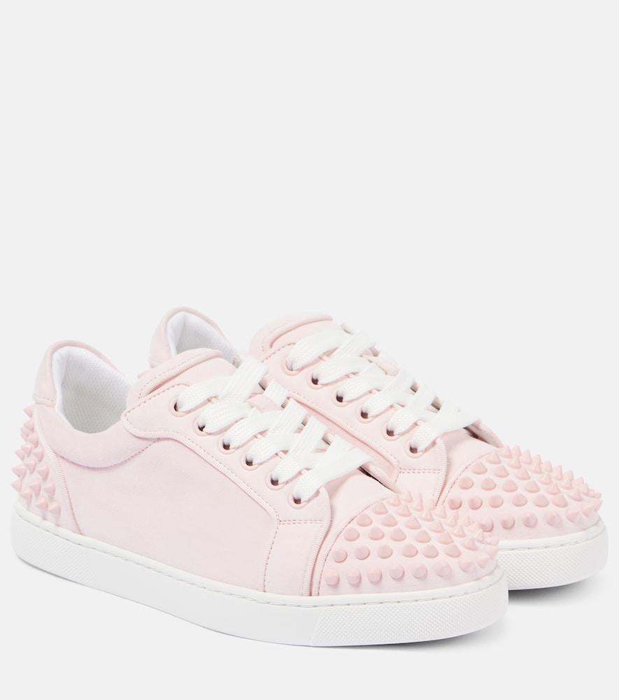 christian louboutin vieira 2 studded leather sneakers