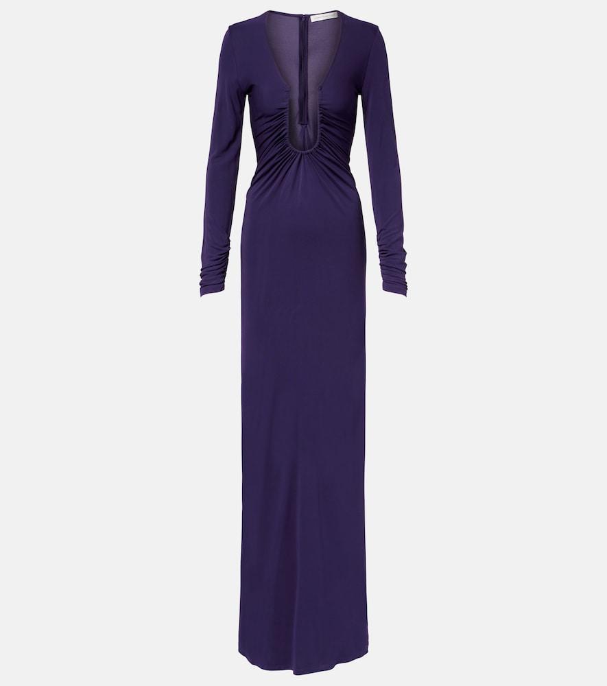 christopher esber arced palm cutout gathered gown