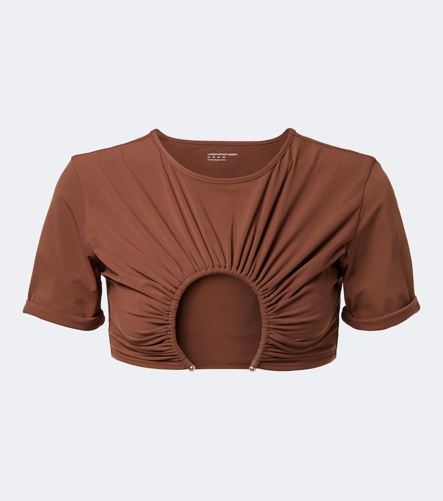 christopher esber cutout bikini top