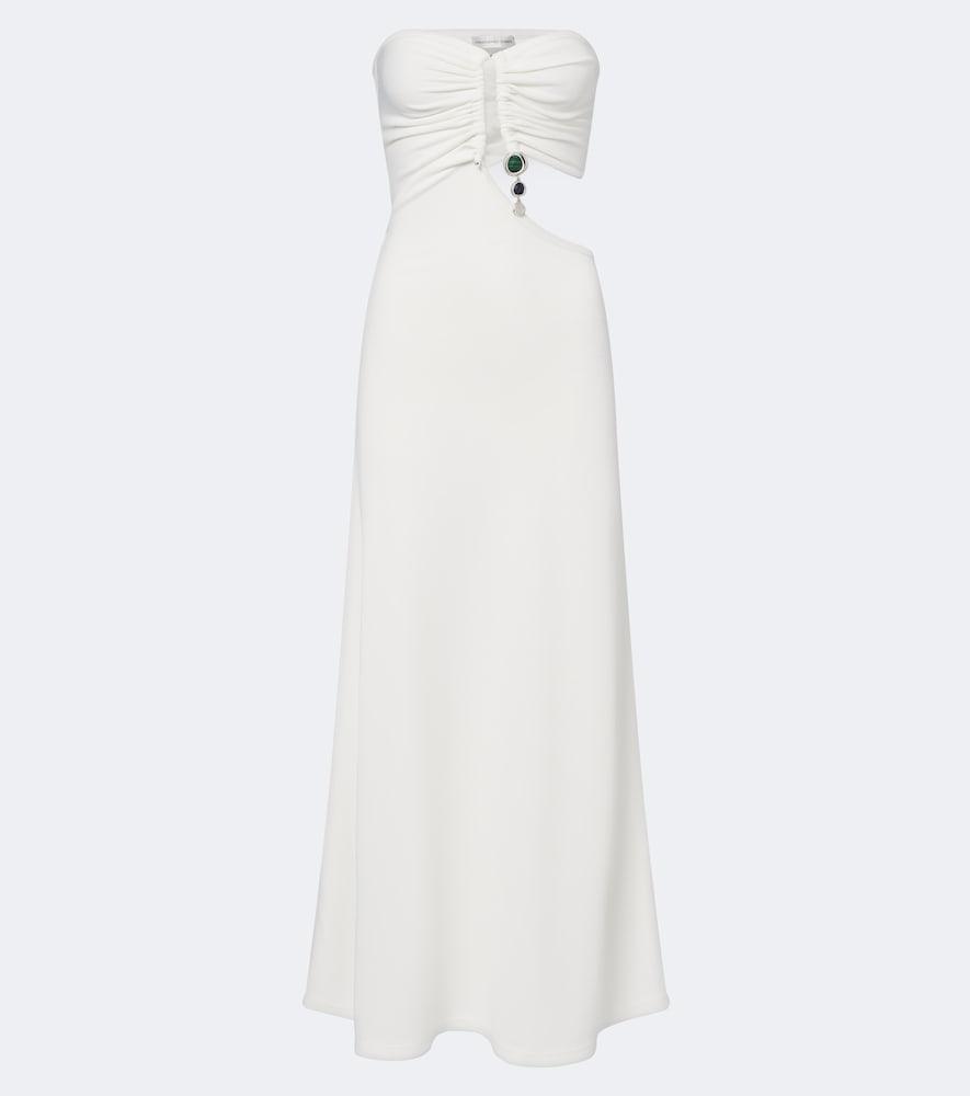 christopher esber embellished cutout jersey maxi dress