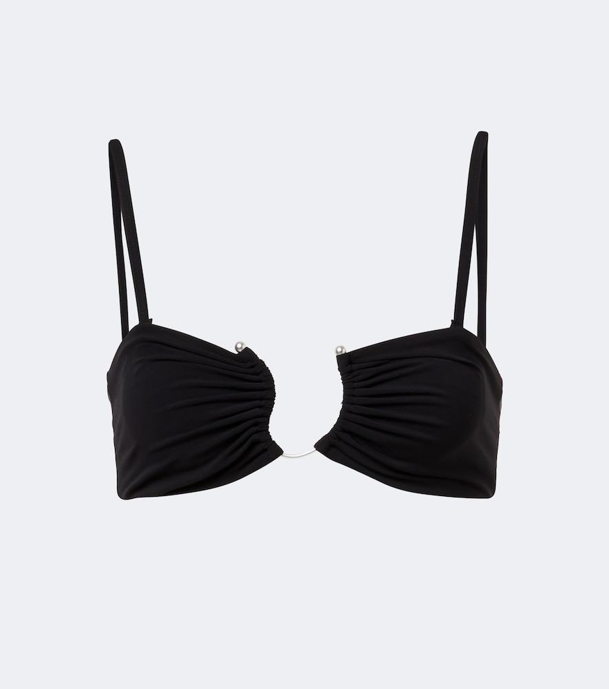 christopher esber gathered bikini top