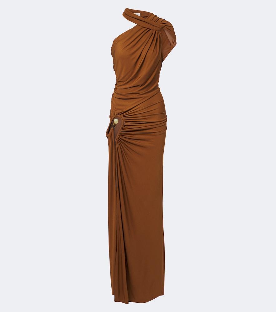 christopher esber helix crystal draped gown
