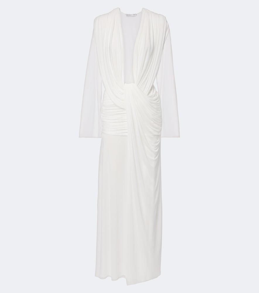 christopher esber ripple draped jersey gown